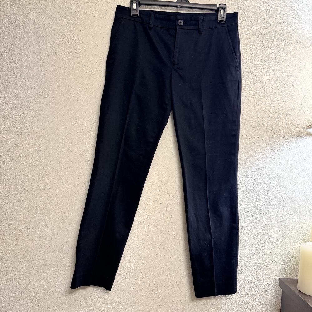 Ralph Lauren Womens Size 2 Black Career Dress Pants Trouser Chino Slacks